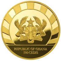 Ghana Giganten der Eiszeit 2. Ausgabe 2019 Riesenhirsch 1 oz Gold