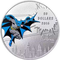 Kanada 20 Dollars 2016 Batman Silber PP