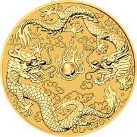 Australien Drachenserie 2020 Drache & Drache 1 oz Gold