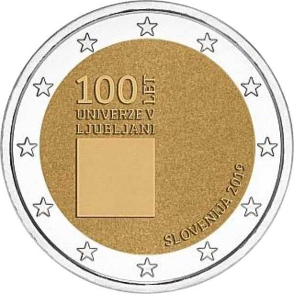 Slowenien 2 Euro 2019 "Universität Ljubljana"