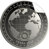 Tokelau Terra | Erde 2020 1oz Silber Prooflike