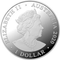 Australien Dolphin 2. Ausgabe Spinnerdelfin 2020 1 oz Silber