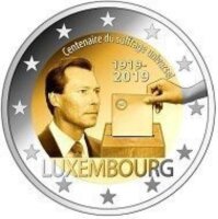 Luxemburg 2 Euro 2019 "Wahlrecht"