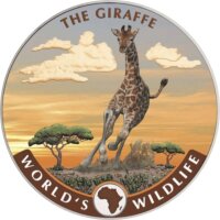 Kongo World´s Wildlife 1. Ausgabe 2019 Giraffe 1 oz...