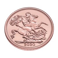 UK 1/2 Pfund Sovereign 2020 Gold Elisabeth II