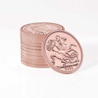 UK 1/2 Pfund Sovereign 2020 Gold Elisabeth II