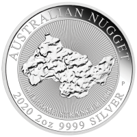 Australien Nugget 1. Ausgabe Welcome Stranger 2020 2 oz Silber