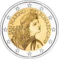 San Marino 2 Euro 2019 "Leonardo da Vinci"