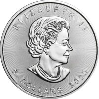 Kanada Maple Leaf 2020 1 oz Silber
