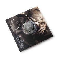 Südafrika Big Five 3. Ausgabe Nashorn 2020 1 oz Silber