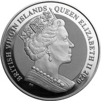 British Virgin Islands Mayflower 2020 1 oz Silber | 400. Jahrestag