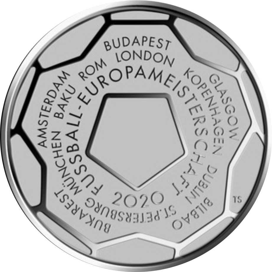 Deutschland 20 Euro 2020 Fußball-Europameisterschaft