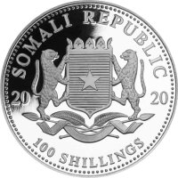 Somalia Elefant 2020 1 oz Silber | incl. Münzkapsel