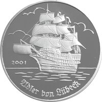Togo 1.000 Francs 2001 - Segelschiff Adler von...
