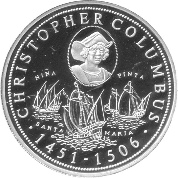 Somalia 150 Shillings 2000 - Christoph Kolumbus - Silber PP