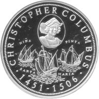 Somalia 150 Shillings 2000 Christoph Kolumbus - Silber PP