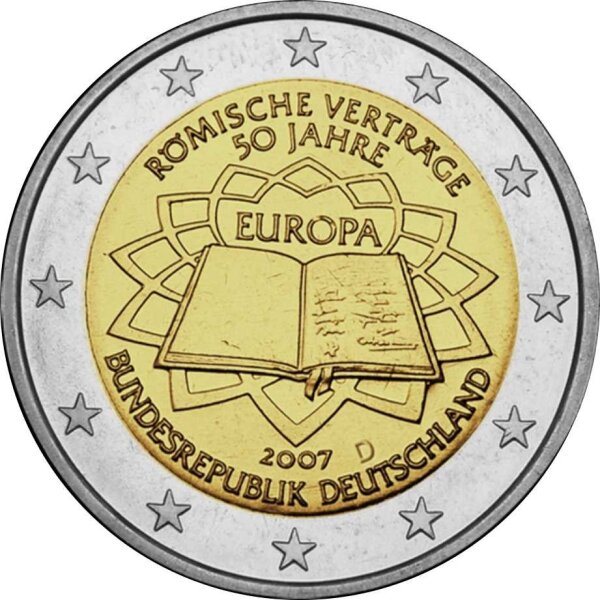 Griechenland 2 Euro 2007 "50 Jahre Römische Verträge"
