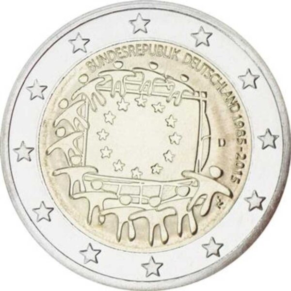 Finnland 2 Euro 2015 "30 Jahre EU-Flagge"