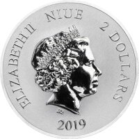 Niue Celestial Animals 2. Ausgabe 2019 The White Tiger 1 oz Silber