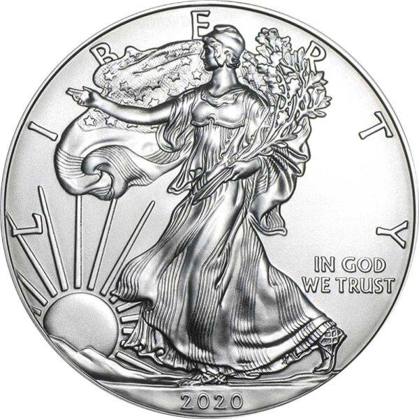 USA American Eagle 2020 1 oz Silber | incl. Münzkapsel