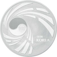 Korea Taekwondo 2020 1 oz Silber
