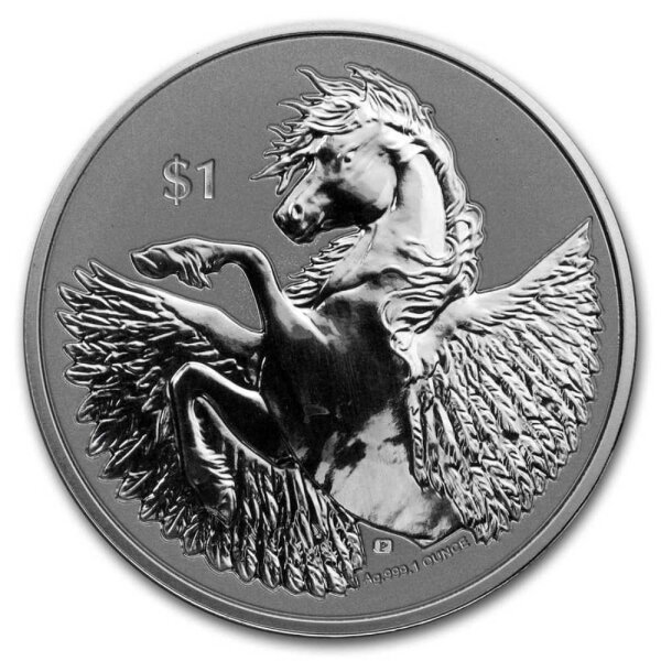 British Virgin Islands Pegasus 2020 1 oz Silber