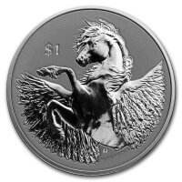 British Virgin Islands Pegasus 2020 1 oz Silber