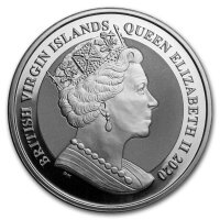 British Virgin Islands Pegasus 2020 1 oz Silber