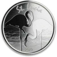 EC 8 II. 8. Ausgabe 2019 St. Lucia Flamingo 1 oz Silber
