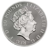UK The Queen´s Beasts 7. Ausgabe 2020 Yale of Beaufort 10 oz Silber