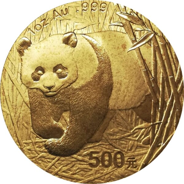 China Panda 2001 1 oz Gold | II. Wahl