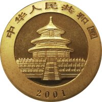 China Panda 2001 1 oz Gold | II. Wahl
