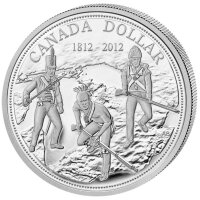 Kanada 1 Dollar 2012 Kanadischer Krieg - Silber