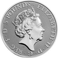 UK The Queen´s Beasts 7. Ausgabe 2019 Yale 2 oz Silber | incl. Kapsel