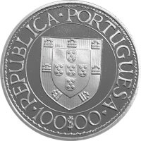 Portugal 100 Escudos 1988 - Bartolomeu Dias - Silber PP