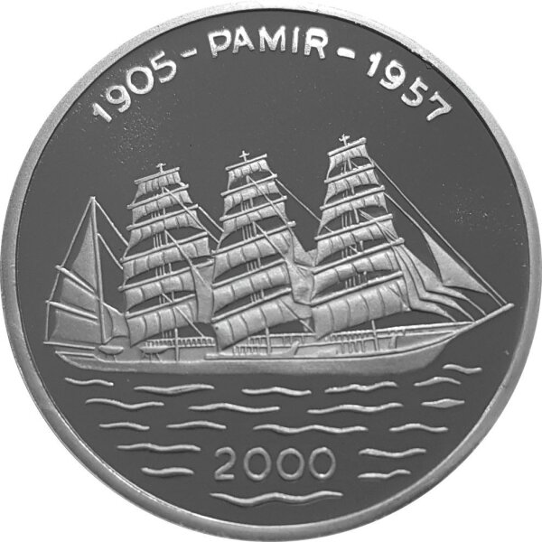 Togo 1.000 Francs 2000 - Segelschiff Pamir - Silber PP