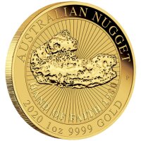 Australien Nugget 2. Ausgabe Hand of Faith 2020 1 oz Gold