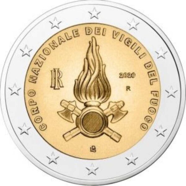 Italien 2 Euro 2020 "Feuerwehr"