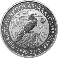 Australien Kookaburra 2015 1 oz Silber F15