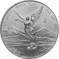 Mexiko Libertad div. 1/4 oz Silber