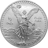 Mexiko Libertad div. 1/2 oz Silber