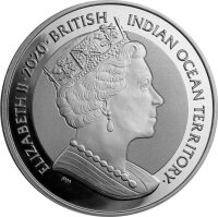 British Indian Ocean Turtle 2020 1 oz Silber