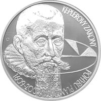 Tschechien 200 Kronen 2009 Johannes Kepler - Silber PP