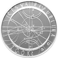 Tschechien 200 Kronen 2009 Johannes Kepler - Silber PP