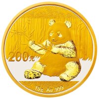 China Panda div. 15 Gramm Gold