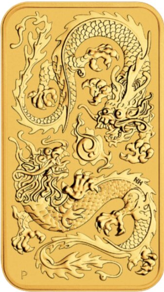 Australien Rectangular Dragon 2020 1 oz Gold