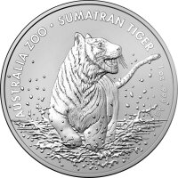 Australien Zoo 1. Ausgabe 2020 Sumatran Tiger 1 oz Silber