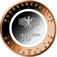 Deutschland 10 Euro 2020 "An Land" G Polierte Platte