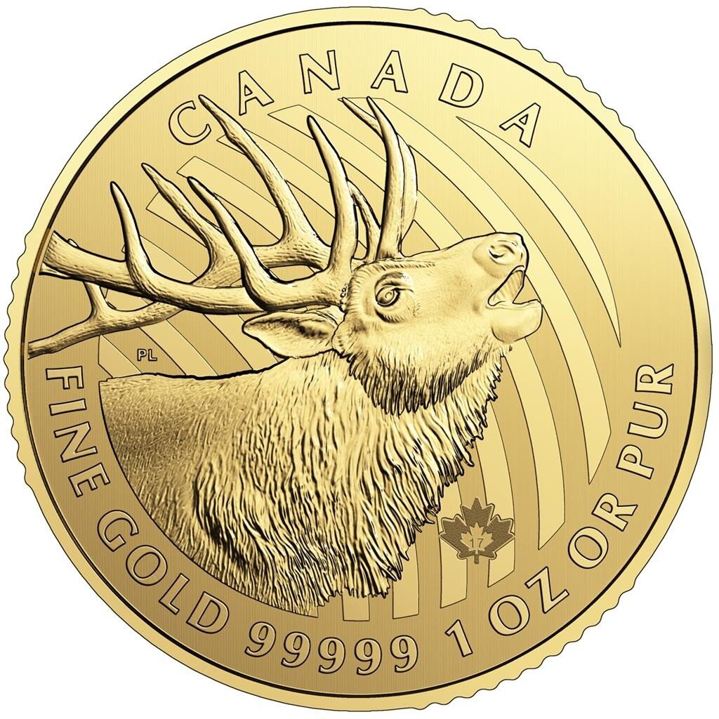 Kanada Call of the Wild 2017 Rothirsch 1 oz Gold