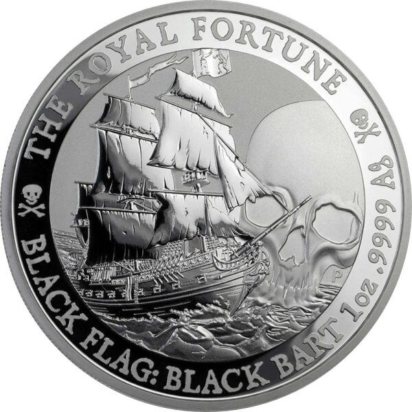 Tuvalu Piratenschiffe 2. Ausgabe 2020 The Royal Fortune 1 oz Silber